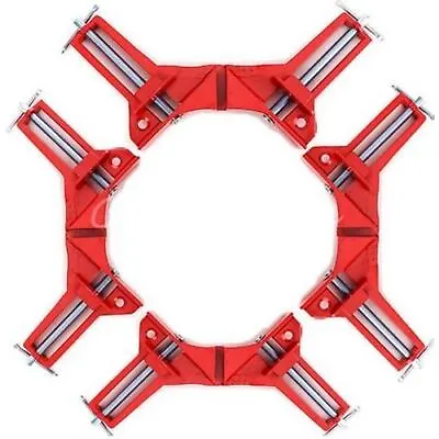 4  MITRE CLAMPS 4Pc 100mm Picture Frame Holder Joinery Tools DIY Cabinet Maker • £12.29