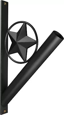 $19.95 • Buy Anley Star Décor Flagpole Bracket - Wrought Iron Flag Pole Holder Diameter Of 1 
