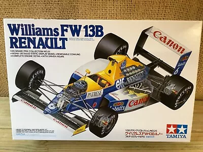 Tamyia 1/20 Scale Williams FW 13B Honda Vintage F1 Model Kit No. 20025. New • £25