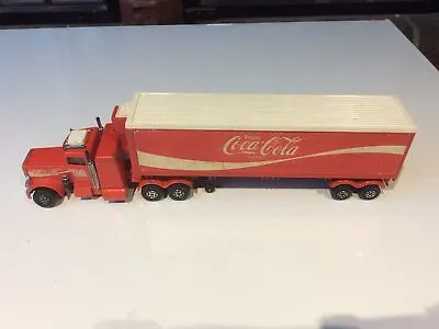 Vintage Matchbox Peterbilt Truck + K17 Trailer Coca Cola 1978 • £12