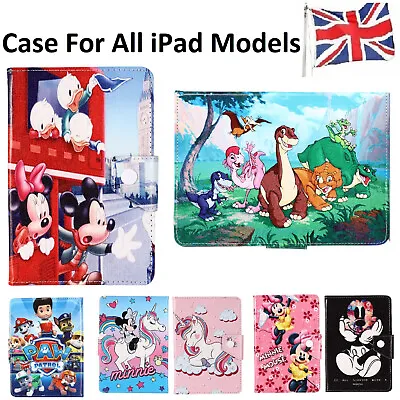 Case For Apple IPad All Models Kids Stand Cover ( Boys & Girls) Toddler Cartoon • £15.99