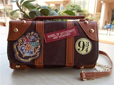 $15.63 • Buy New Harry Potter Hogwarts PU School Badge Wallet Bag Package Christmas Gift 