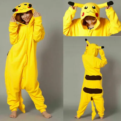 $28.50 • Buy Kids Boy Girl Adult Costume Cosplay Kigurumi Pajamas Animal Cartoon Jumpsuit**