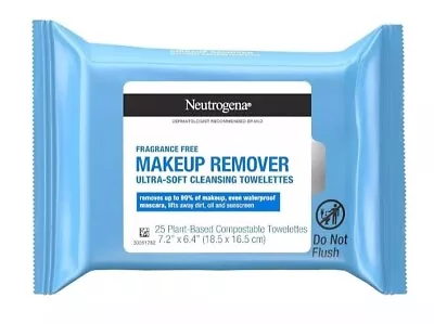 NEUTROGENA~Fragrance Free Makeup Remover Ultra-Soft Cleansing Towelettes • $5.99