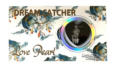 Dream Catcher Love Wish Pearl Pendant With 16  Stainless Steel Necklace • $11.24