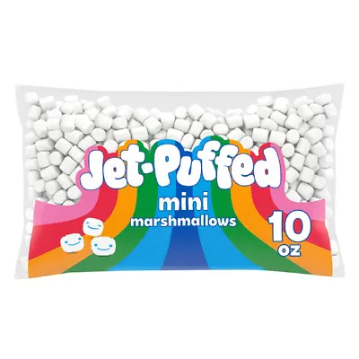 Jet-Puffed Mini Marshmallows (10 Oz Marshmallow Bag) Sweet And Fluffy Minis! • $9.49