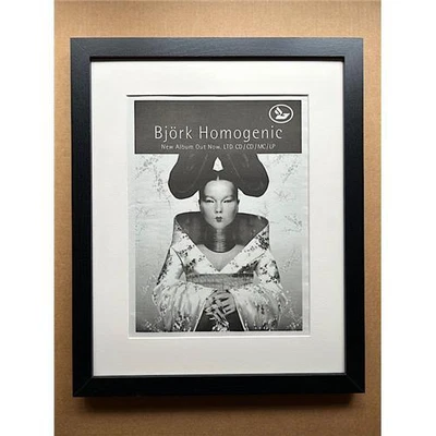£70 • Buy BJORK HOMOGENIC (FRAMED) POSTER SIZED Original Music Press Advert From 1997 - Th