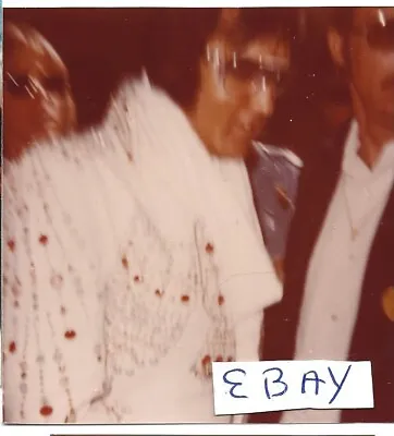 Rare Elvis Original Photo Snapshot Manf.kodak Leaving Hotel Atlanta 1973 Candid • $8.99