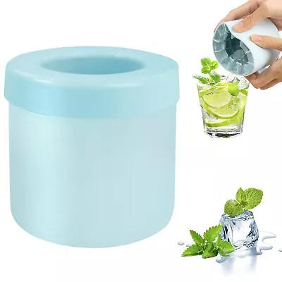Mini Ice Maker Cup Cylinder Silicone Ice Cube Molds Small Ice Maker Cube Tr... • $11.73