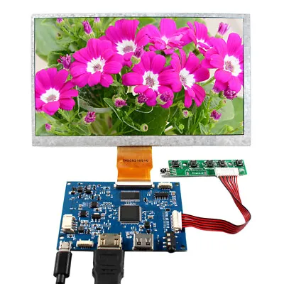 7 Inch 1024x600 700nit IPS LCD Screen And HDMI USB 50 Pins Controller Board • $45