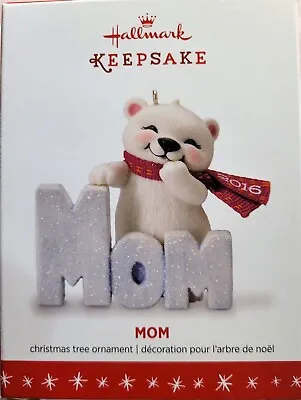 Hallmark Christmas Ornament Mom NEW 2016 By Artist Tammy Haddix ~ Cute Mother • $6.98