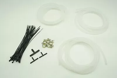 AUTOBAHN88 Engine Silicone Air Vacuum Hose Dress Up Kit CLEAR WHITE Fit Mustang • $35.90