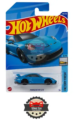 Hot Wheels 1:64 Basic Porsche 911 GT3 Blue Model 199/250 Factory Fresh HHF52 • $11.95