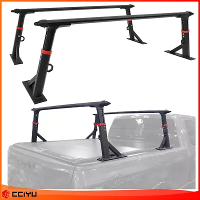 Universal Pickup Aluminum Ladder Rack Truck Bed Luggage Carrier • $353.38