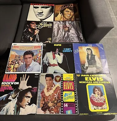 Elvis Presley Vinyl Bundle - 10 LP Records • $140