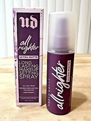 Urban Decay All Nighter Ultra Matte Makeup Setting Spray 4.0 Oz BRAND NEW SEALED • $23.50