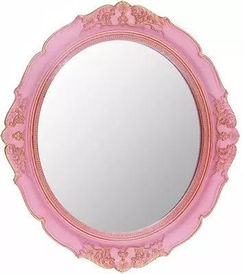 Round Mirror Tray Display Plate Candle Centrepiece Decorative Gift Home Decor • £7