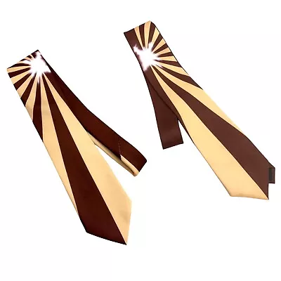 Marty McFly Sunburst Double Neckties Back To The Future II Movie 2 Ties Multiple • $22.36