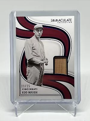 2023 Panini Immaculate Legends Materials /15 Edd Roush #LM-ER HOF • $45