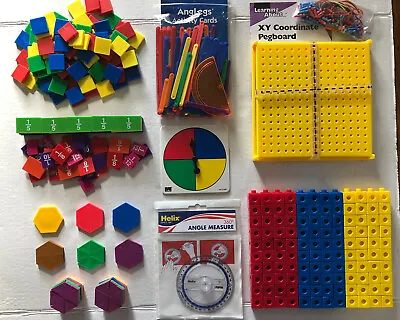 Lot Of Math Manipulatives And Resources For Classroom/Home Schooling/Tutoring • $21.50