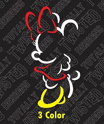 Minnie Mouse Multiple Color Car Truck Vinyl Decal Sticker Disney Mickey Goofy • $15.99