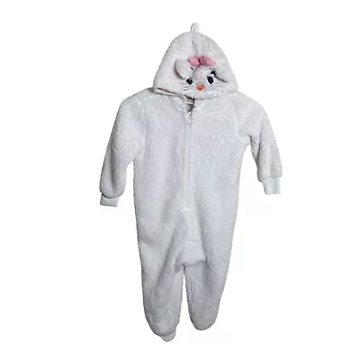 Disney Parks Marie Cat Pajamas One Piece Kids Size 3 White Costume Aristocats • $12.74