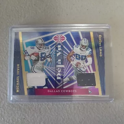 Michael Irvin / Ceedee Lamb 2023 Illusions “deja Vu Dual Patch” Sp - Cowboys • $2.25