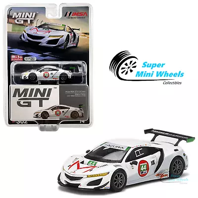 $10.99 • Buy Mini GT 1:64 Acura NSX GT3 EVO #44 2021 IMSA Daytona 24 Hrs (White) #302