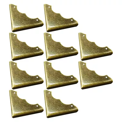  20 Pcs Iron Door Corner Cabinet Bumpers Metal Furniture Protector • £7.48