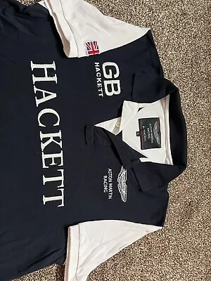 £40 • Buy Hackett Aston Martin Polo T-Shirt Size L. Best Brand Of London UK