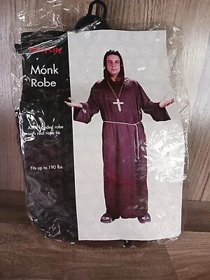 Monk Robe Adult Halloween Costume Fits Up To 190lbs By Fun World • $9.99