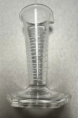 Vintage Kimax Clear Glass Pharmaceutical Graduated Conical Beaker - 10ml 60345 • $25