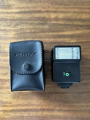 PENTAX Vintage AF200T Camera Shoe-Mount Flash Attachment With Case Japan • $24.99