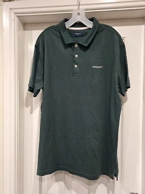 HACKETT GOLF Men's Dark Green Polo Short Sleeve Shirt XL P2P23  • £12