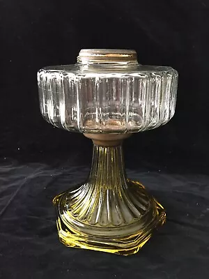 Aladdin - Corinthian - Kerosene Lamp - Clear Over Amber • $100