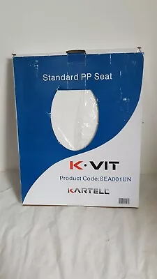 £9.99 • Buy Kartell K-VIT Standard PP Toilet Pan Seat SEA001UN