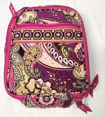 Vera Bradley 2010 Very Berry Paisley Zip Around Closure Insulated Lunch Bag • $10