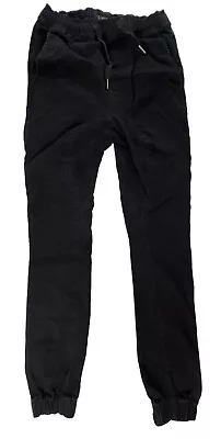 Zanerobe Sureshot Jogger Men's Casual Pant Drawstring Sz 27 (25-26) Black Pants • $24