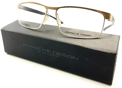 ✅new Porsche Design P'8288 B Gold Authentic Eyeglasses Frame 58-15 140 W/case • $80.40