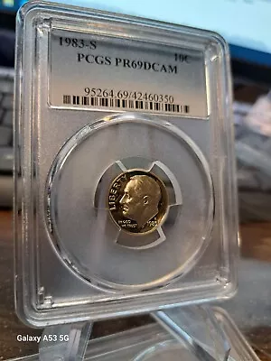 1983 S 10C Roosevelt Dime Proof PCGS PR69DCAM 24-005 • $6