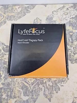 Reusable Hot & Cold Pack For Neck & Shoulder Pain Gel Heat Ice Wrap - LyfeFocus • £13.45
