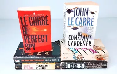 JOHN LeCARRE Book Lot Of 6 A Perfect Spy The Constant Gardener The Night Manager • $12