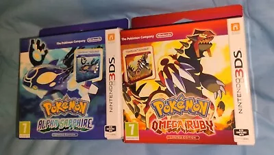 Brand New Nintendo 3DS Games Pokemon Alpha Sapphire & Omega Ruby Limited Edition • $688