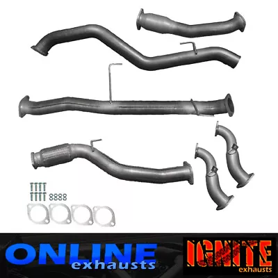 Holden Rc Colorado 07-12 Full Td 3l 3 Inch Exhaust Cat / Pipe Silver • $685