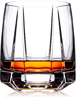 Crystal Whiskey Glasses Set Of 2 Clear One Size • $21.99