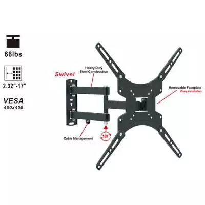 Full Motion TV Wall Mount Bracket For Sony Vizio 32 40 42 47 50 Inch LCD Display • $21.99