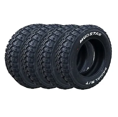 Set Of 4 MUDSTAR RADIAL M/T 155/65R13 White Letters LT Tires From Japan • $564.30