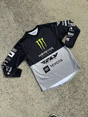 Fly Racing Supercross Jersey Monster Energy Toyota Biking Men L  Auto Y2K • $35