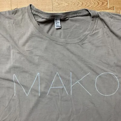 American Apparel Mako Shark Shirt Mens Medium Power Washed Tee Marine Fish USA • $25