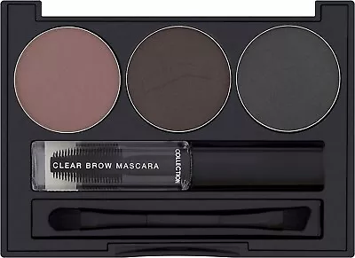 Collection Incredibrow Eyebrow Kit | All-in-One Palette | Vegan  | 2 Brunette | • £5.99